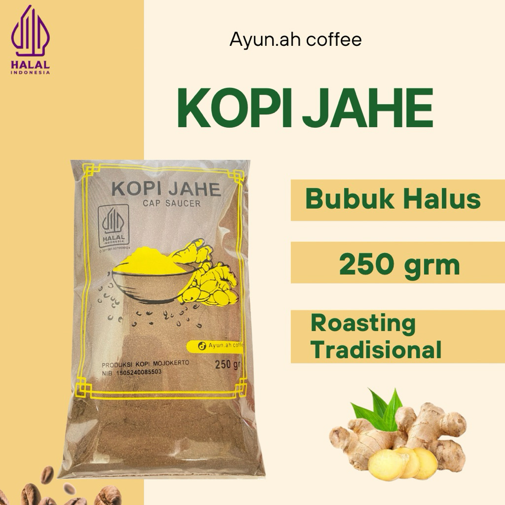 

Kopi bubuk jahe 250 gram-kopi robusta kualitas super
