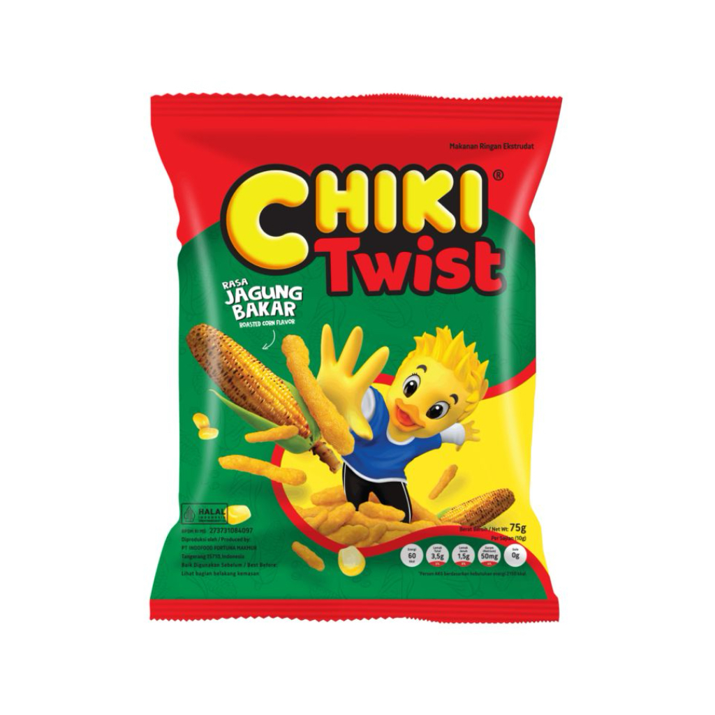 

Chiki Twist Jagung Bakar (Roasted Corn) 75gr