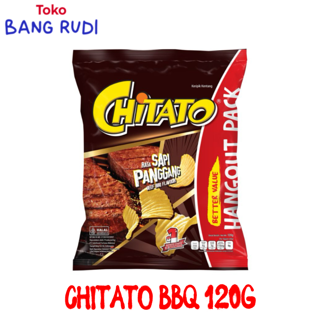 

Chitato Sapi Panggang (Beef BBQ) 120grbHangout Pack