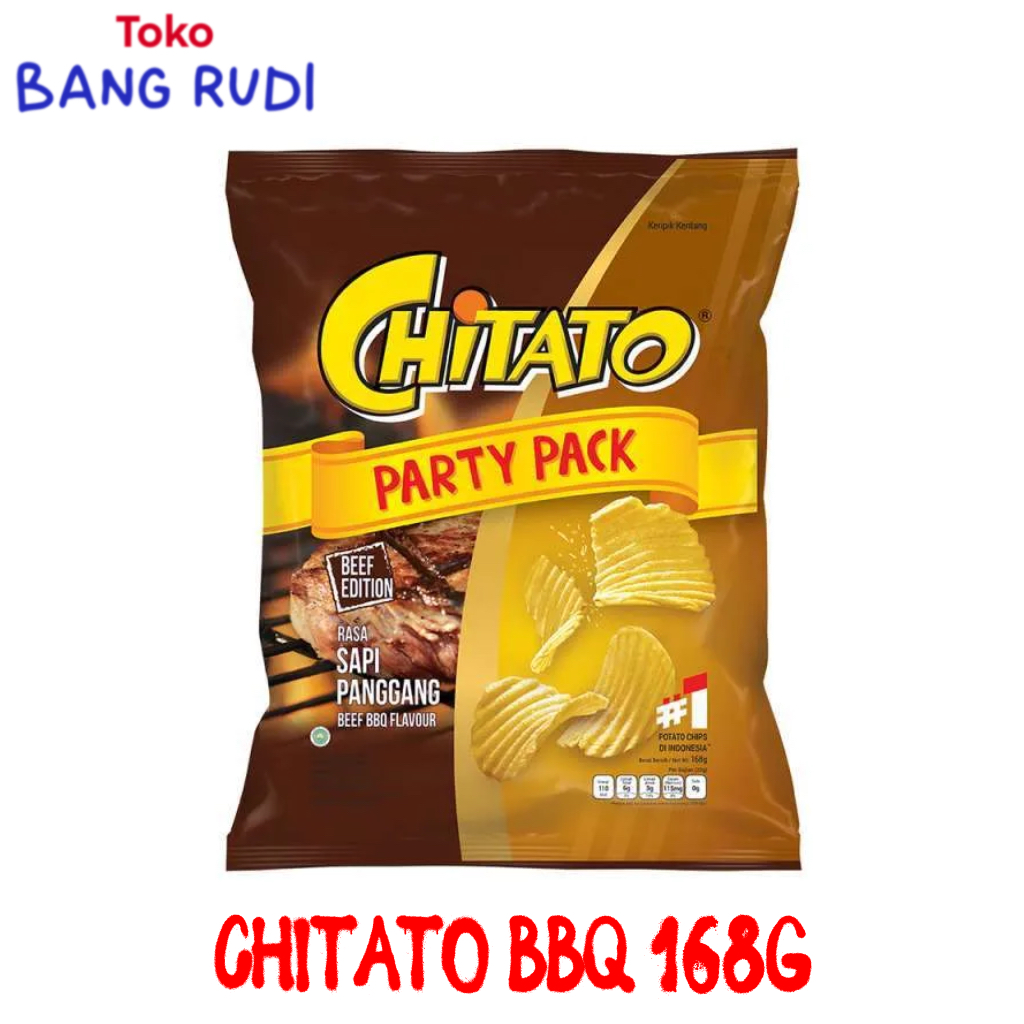 

Chitato Sapi Panggang (Beef BBQ) 168gr Party Pack