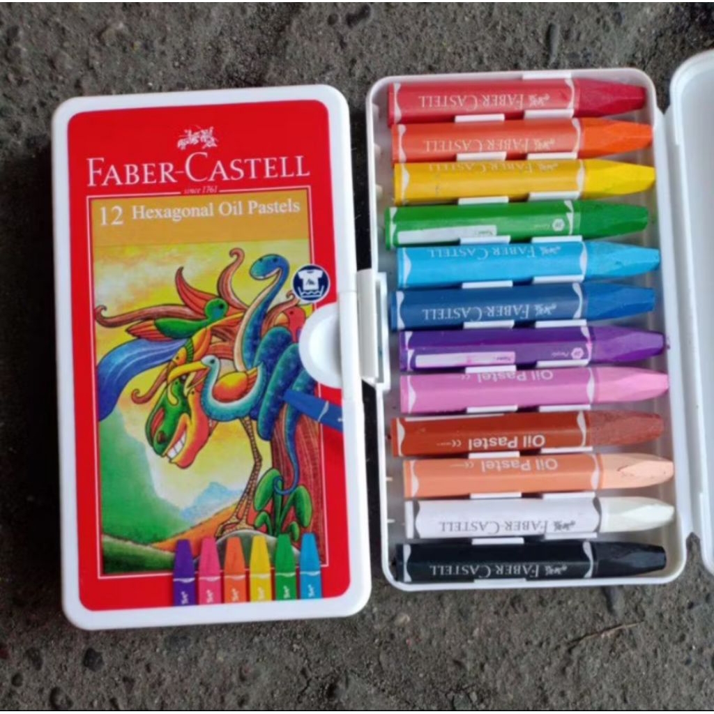 

Faber Castell 12 Hexagonal Oil Pastel / Oil Pastel Faber Castell 12 Warna