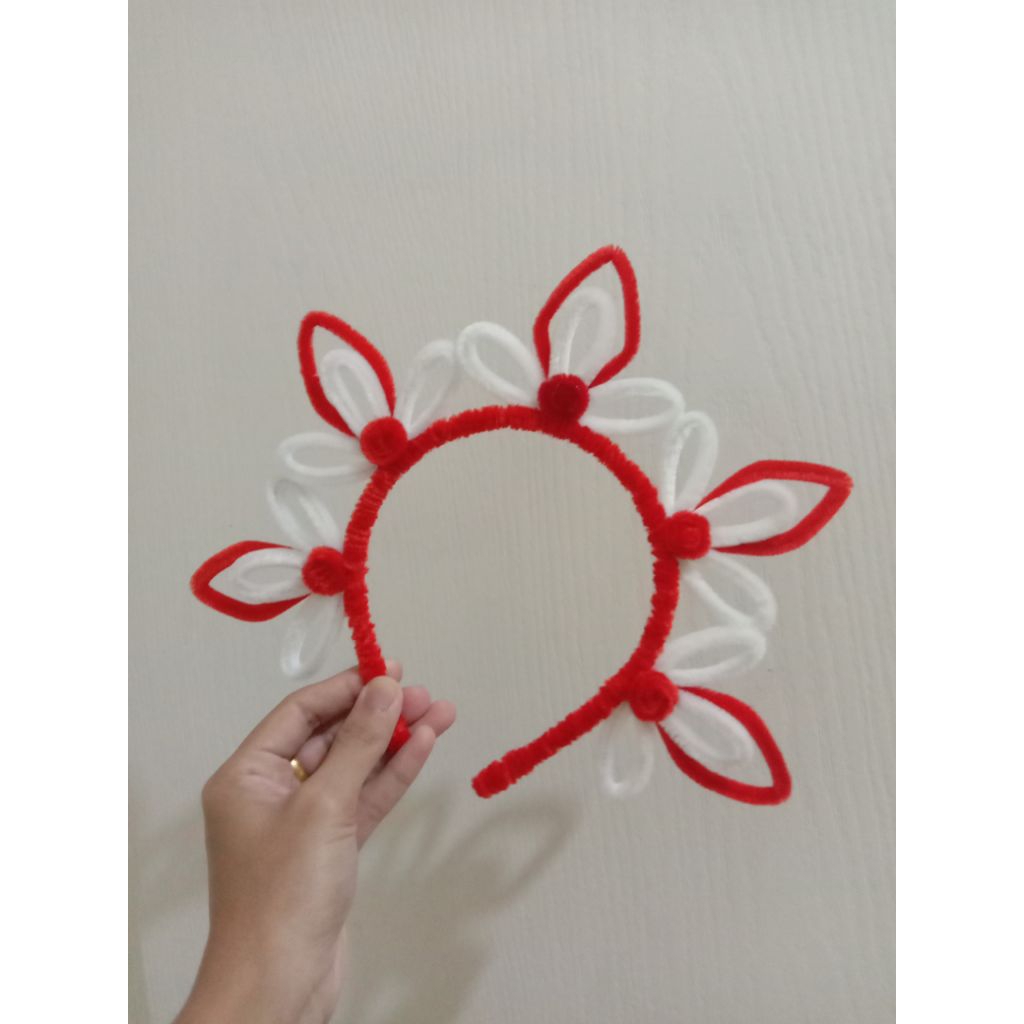 Bando merah putih anak-anak, hiasan kepala kemerdekaan