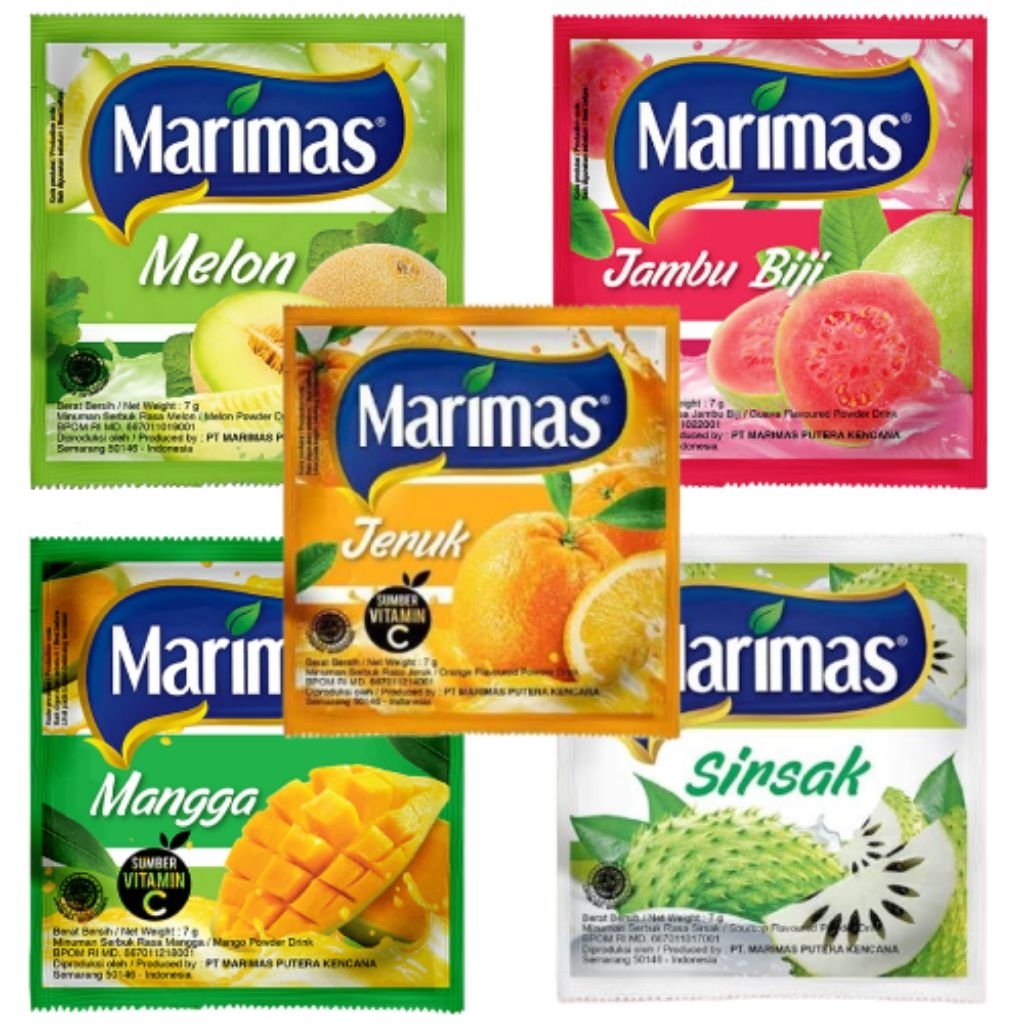 

Marimas Minuman Serbuk Instan Aneka Rasa 6G × 10 ( 1 Renceng )