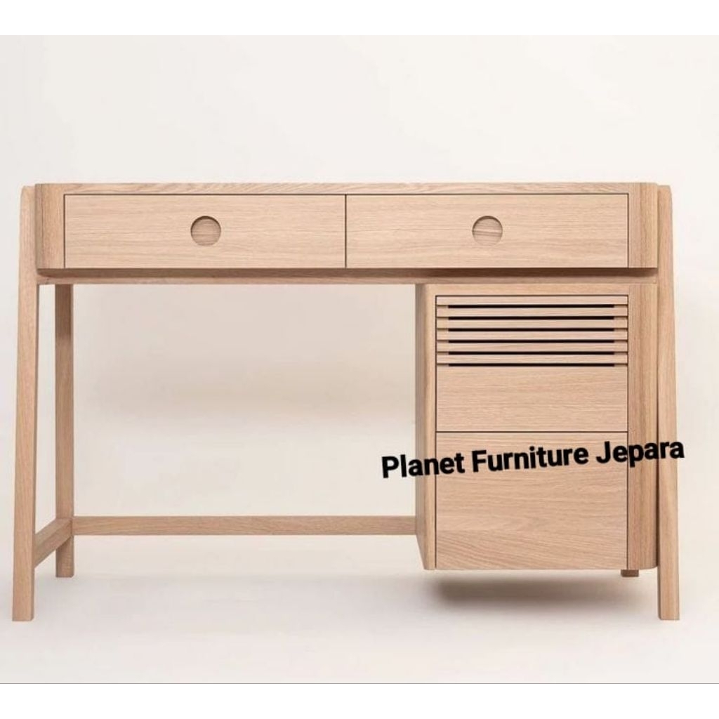 Meja Kerja Minimalis kayu jati/Meja Kerja Scandinavian/Meja Belajar Jati/Meja Gaming Kayu jati