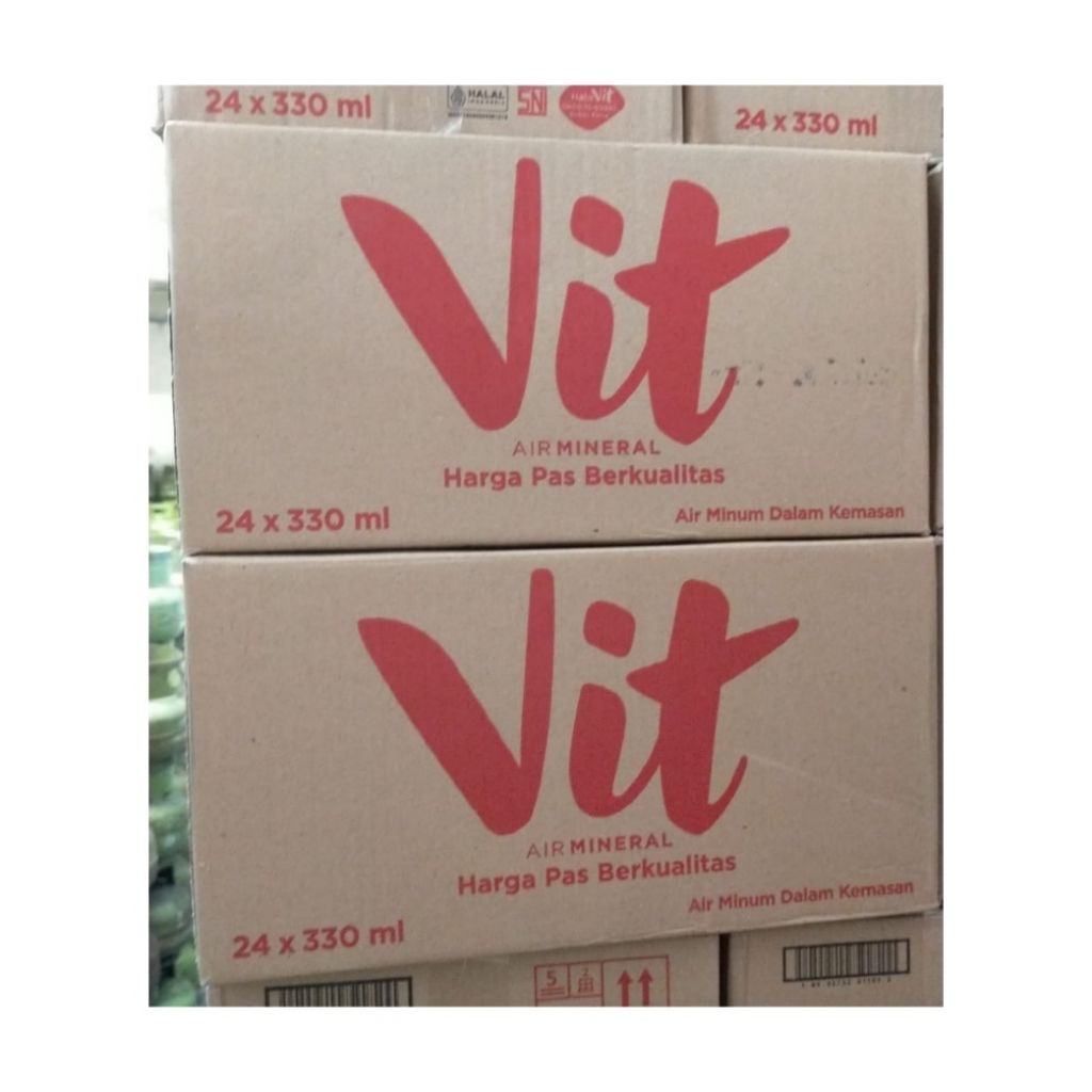 

VIT BOTOL AIR MINERAL ISI 1 DUS ( ISI 24 PCS @330ML)