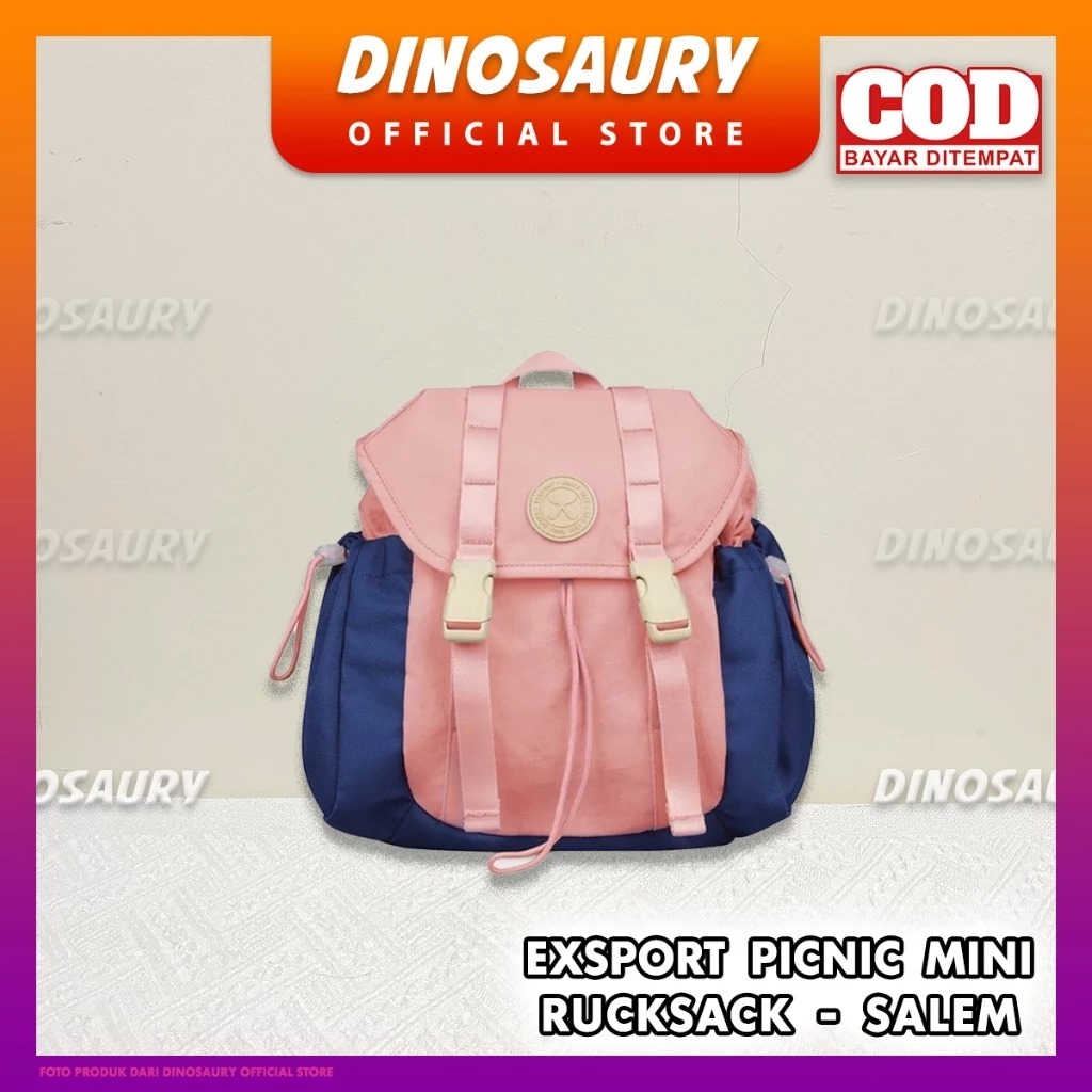 Tas Ransel Exsport Picnic Mini Rucksack - Salem - ORIGINAL Bag Export Eksport Wanita Pria Anak Cewek