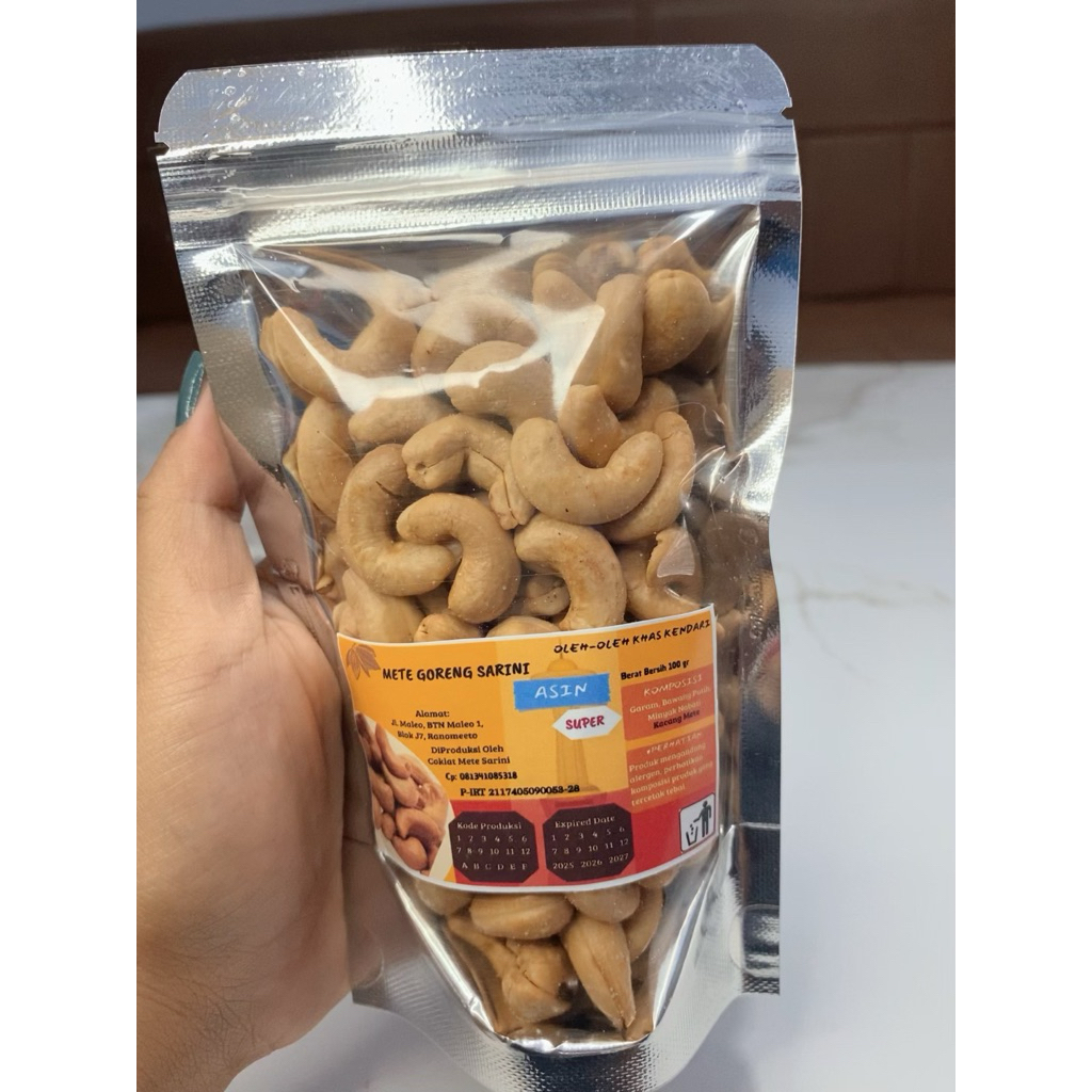 

Mete Goreng Asin 100gr