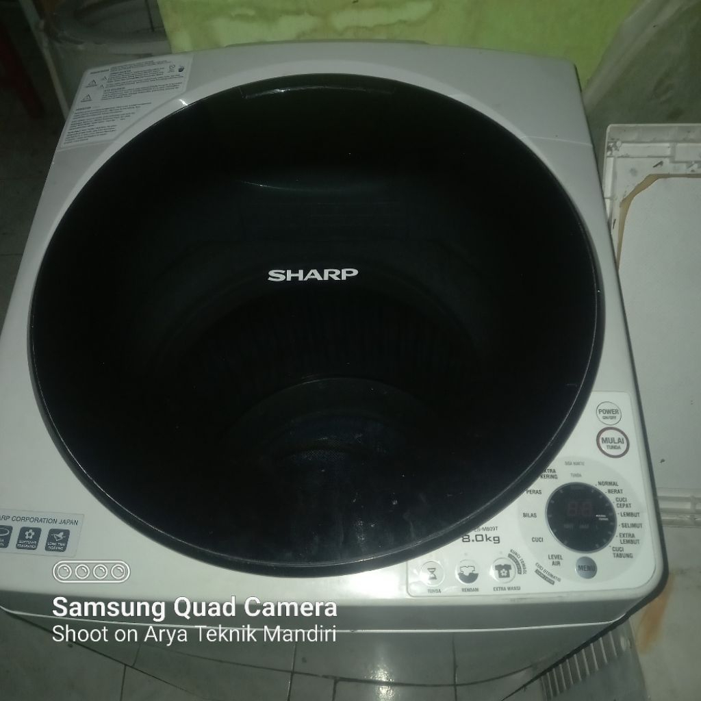 Gearbox Mesin Cuci Sharp ES-M809T 1 Tabung Bukaan Atas