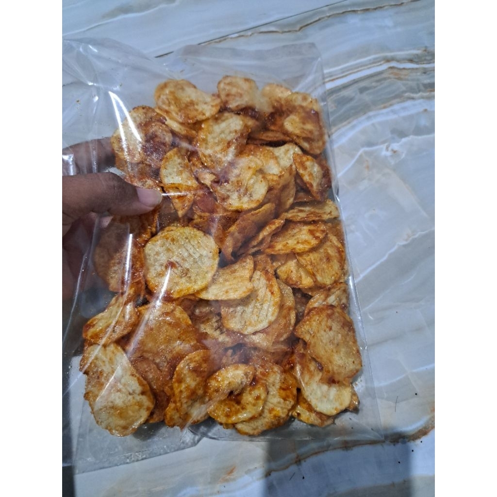 

Kripik Kentang Pedas Manis 250 Gram