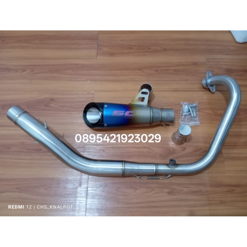 Knalpot racing SC Project  import fullsystem Ninja 250 RR Mono Ninja 250 SL