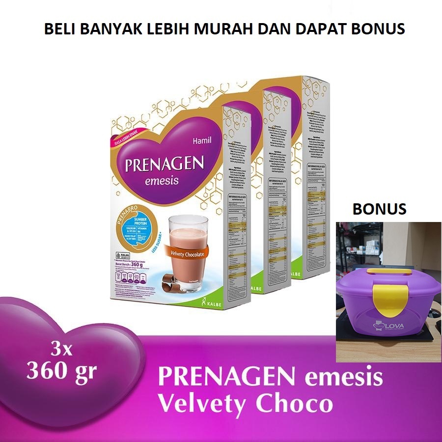 [KHUSUS INSTANT] Combo Prenagen Emesis 360gr - Susu Kehamilan Trimester 1