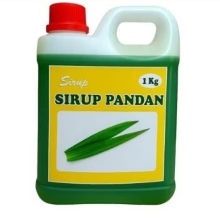 

100 % gula asli 1kg sirup rasa pandan