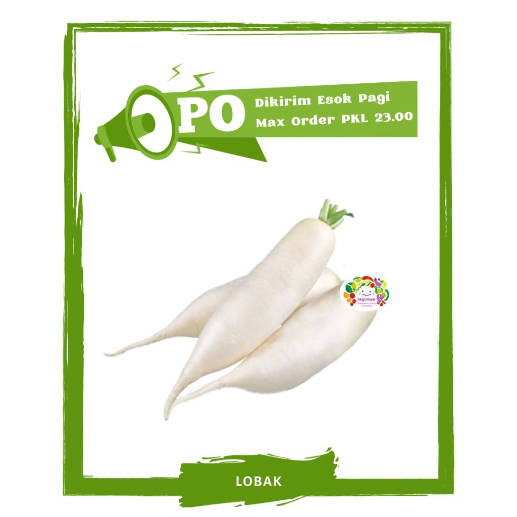 

Lobak / Sayur Sayuran Segar PO Mallahrizwa