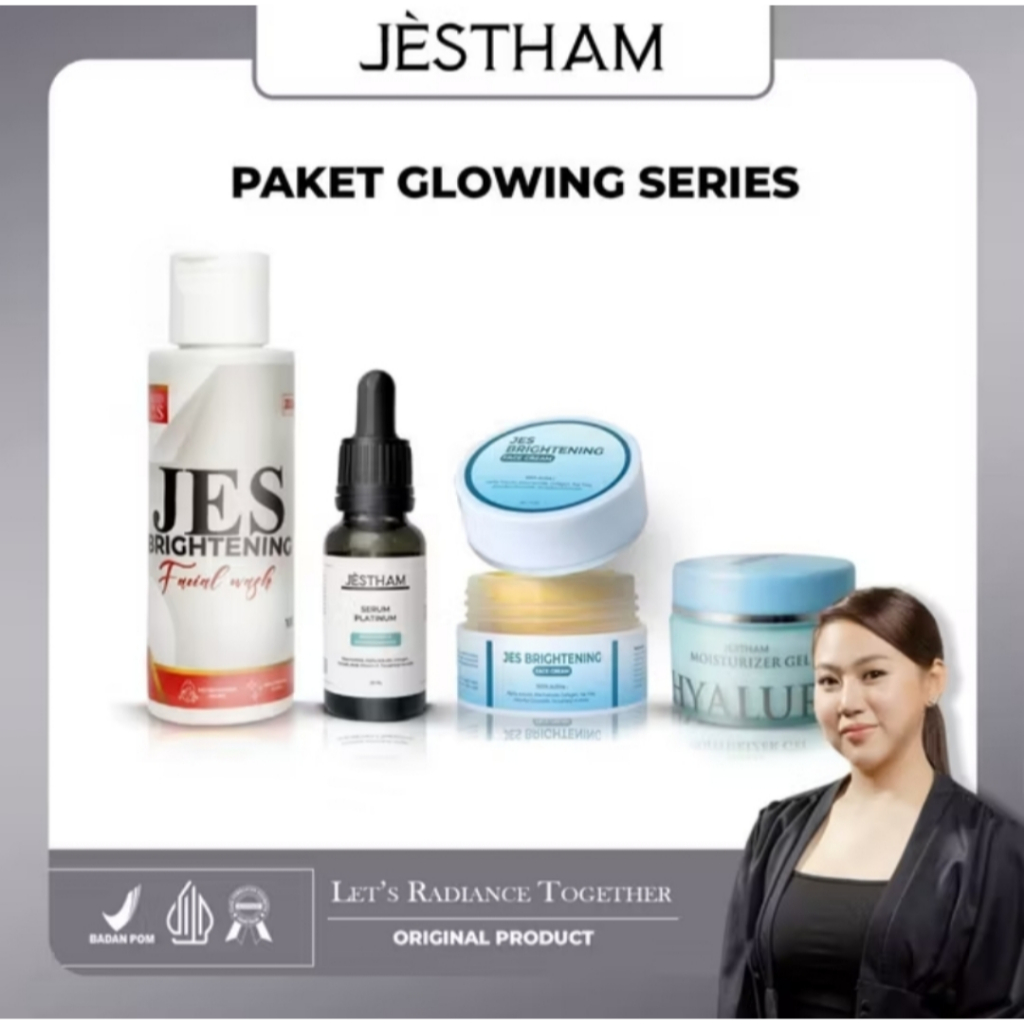 Jestham Paket Glowing Series - Paket skincare