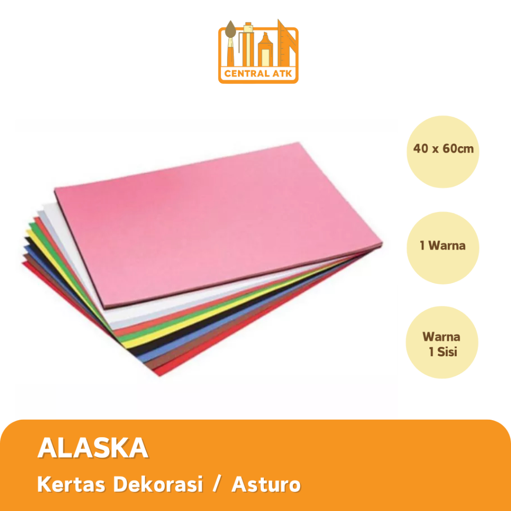

KERTAS DEKORASI | ASTURO ALASKA 40x60CM (1 PCS)
