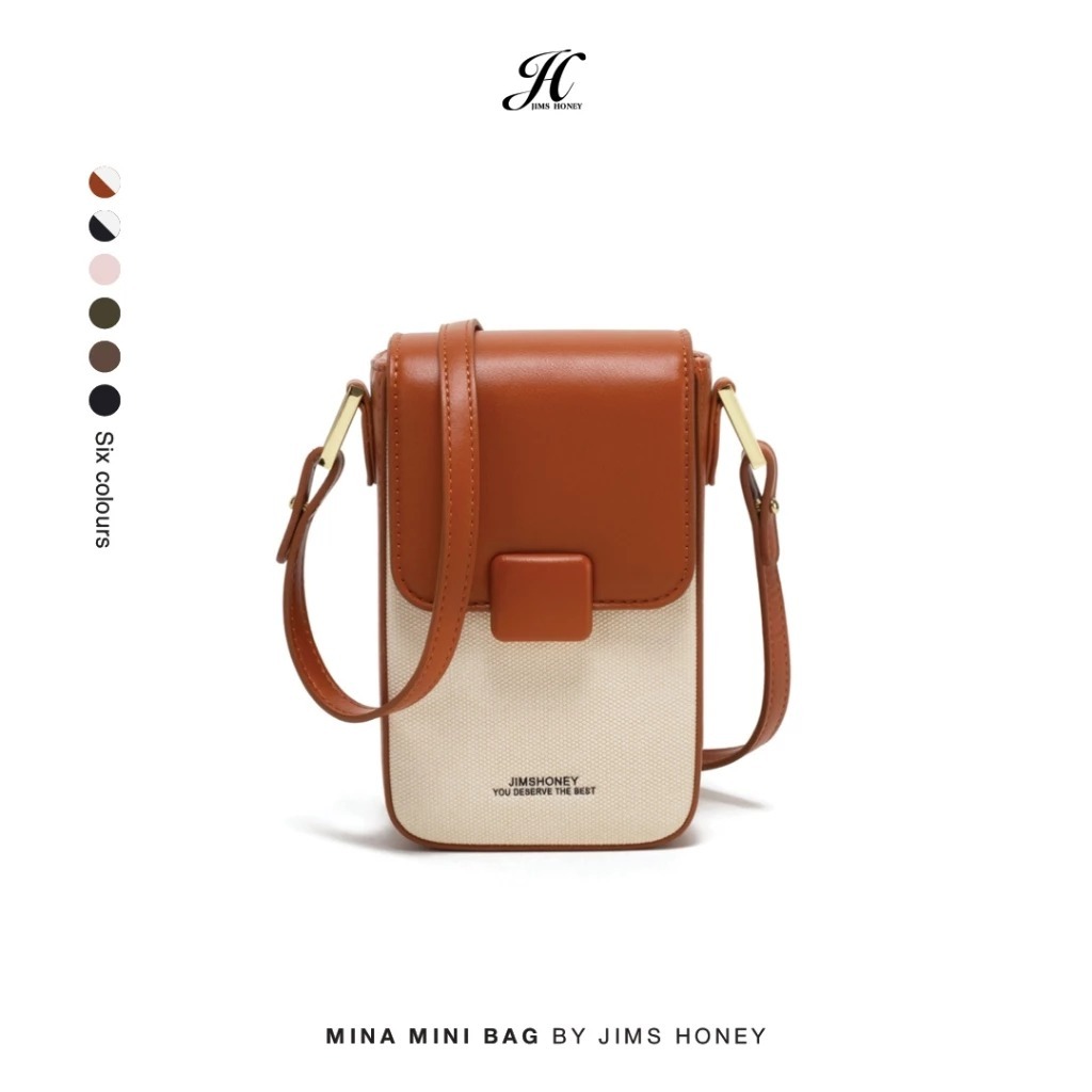 JIMS HONEY - MINA MINI SLING BAG TAS HP MUAT HANDPHONE REMAJA STYLISH SIMPEL