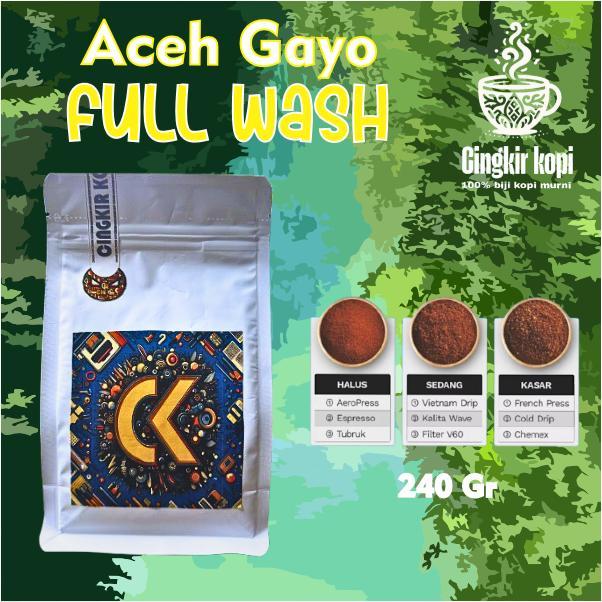 

Cingkir Kopi Arabica Aceh gayo 240 Gram