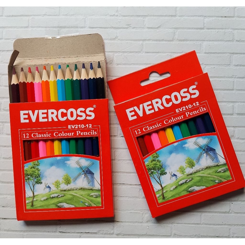 

(12WARNA) PENSIL WARNA EVERCOSS EV210-12