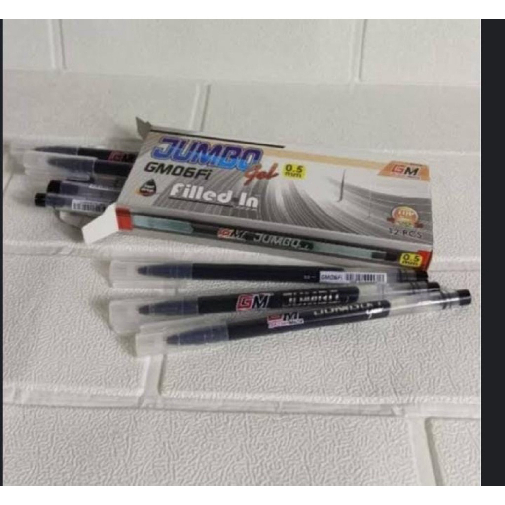 

TERBARU pulpen gel g jumbo per box 12pcs