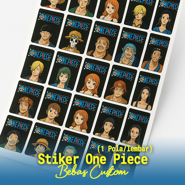 

Stiker One Pice, Stiker Anime, Stiker Kromo One Piece, Stiker Kromo Anime, Stiker Anime Murah, Stiker A3+ ISI BANYAK