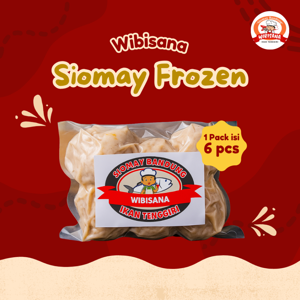 

Siomay Bandung Frozen (1 Pack isi 6pcs) Wibisana