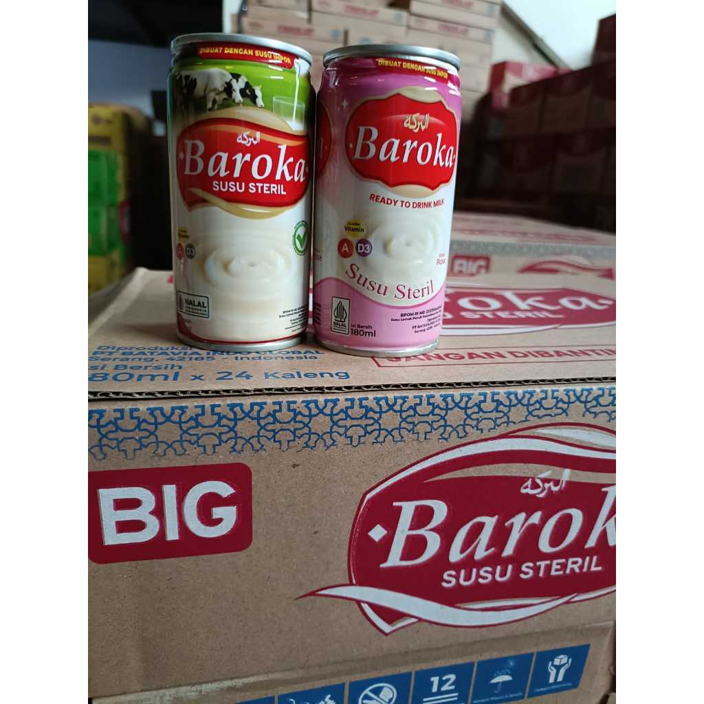 

Susu Steril Baroka kaleng 180ml