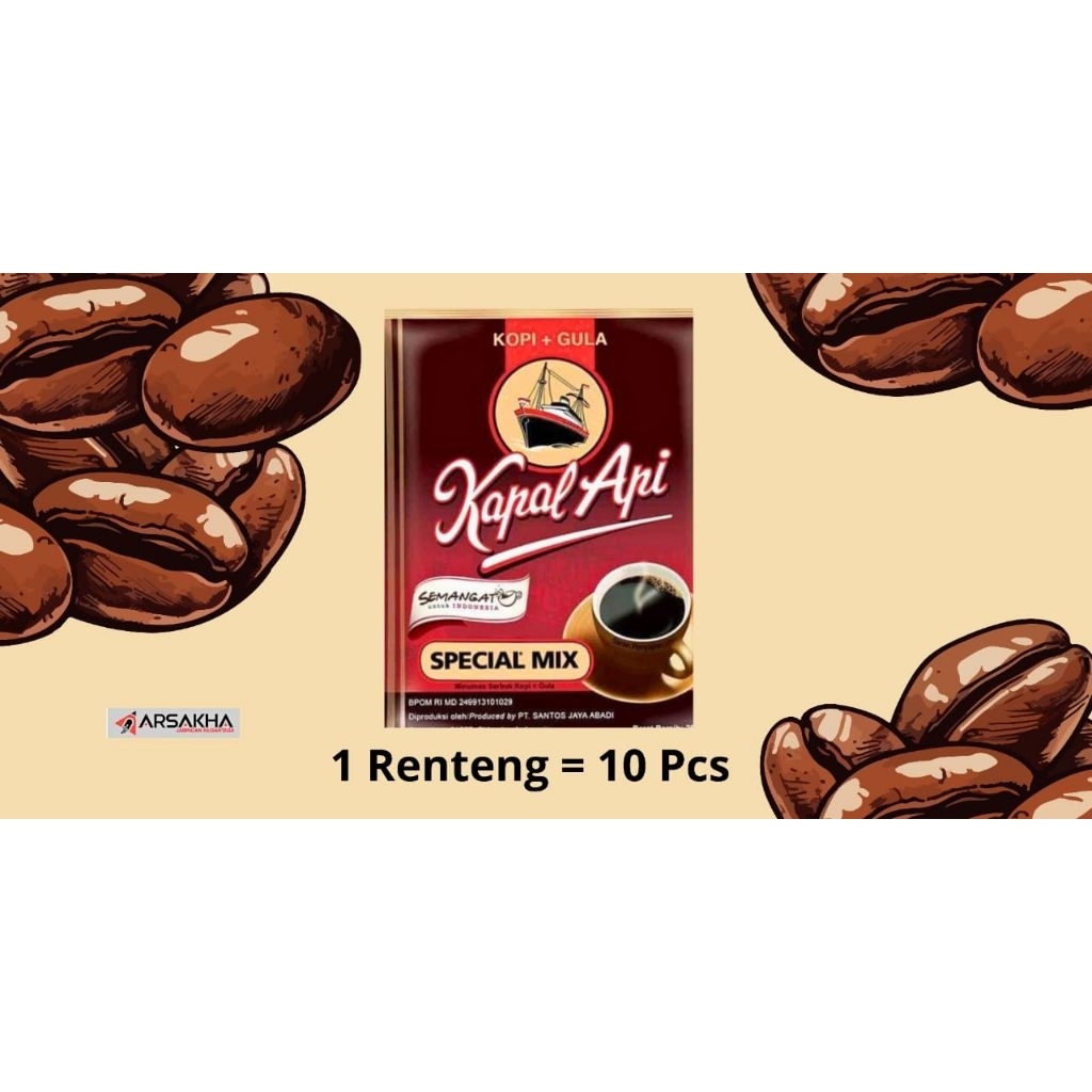 

Kopi Kapal Api Special Mix 10 x 24/25gr (1 Renteng)