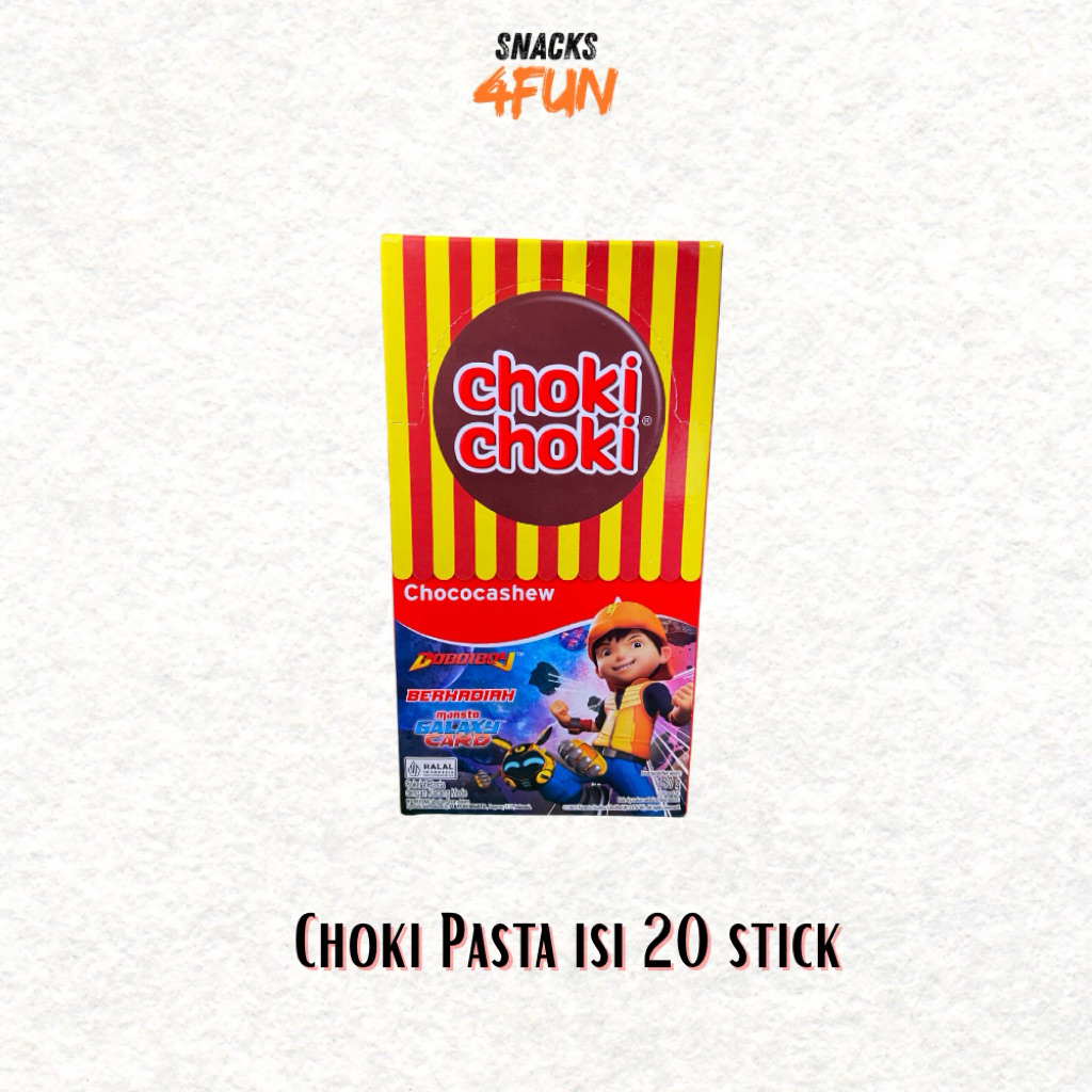 

Choki Choki pasta coklat 1 box isi 20 stick