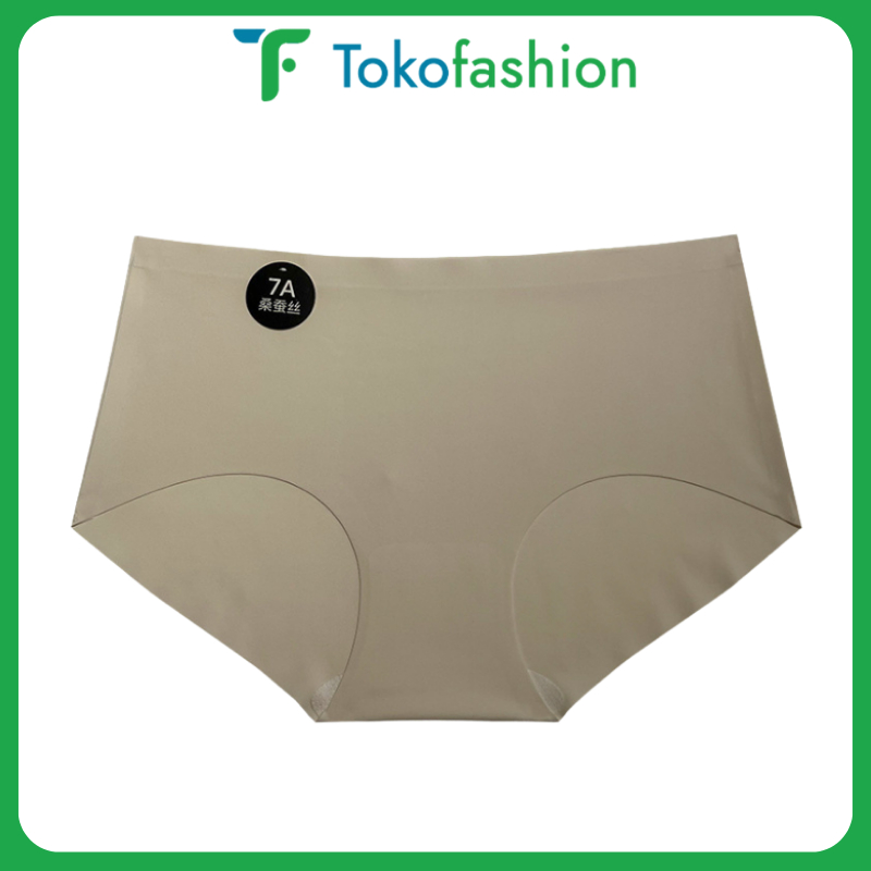 Tokofashion CD Seamless Wanita Invisible | Celana Dalam Tanpa Garis Anti Bekas Bahan Lembut &Stretch