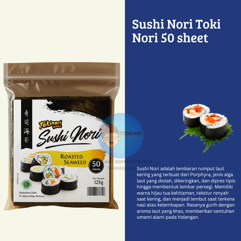 

Toki Nori Rumput Laut Kering Nori Sushi 50s Tokinori - tokinori sushi
