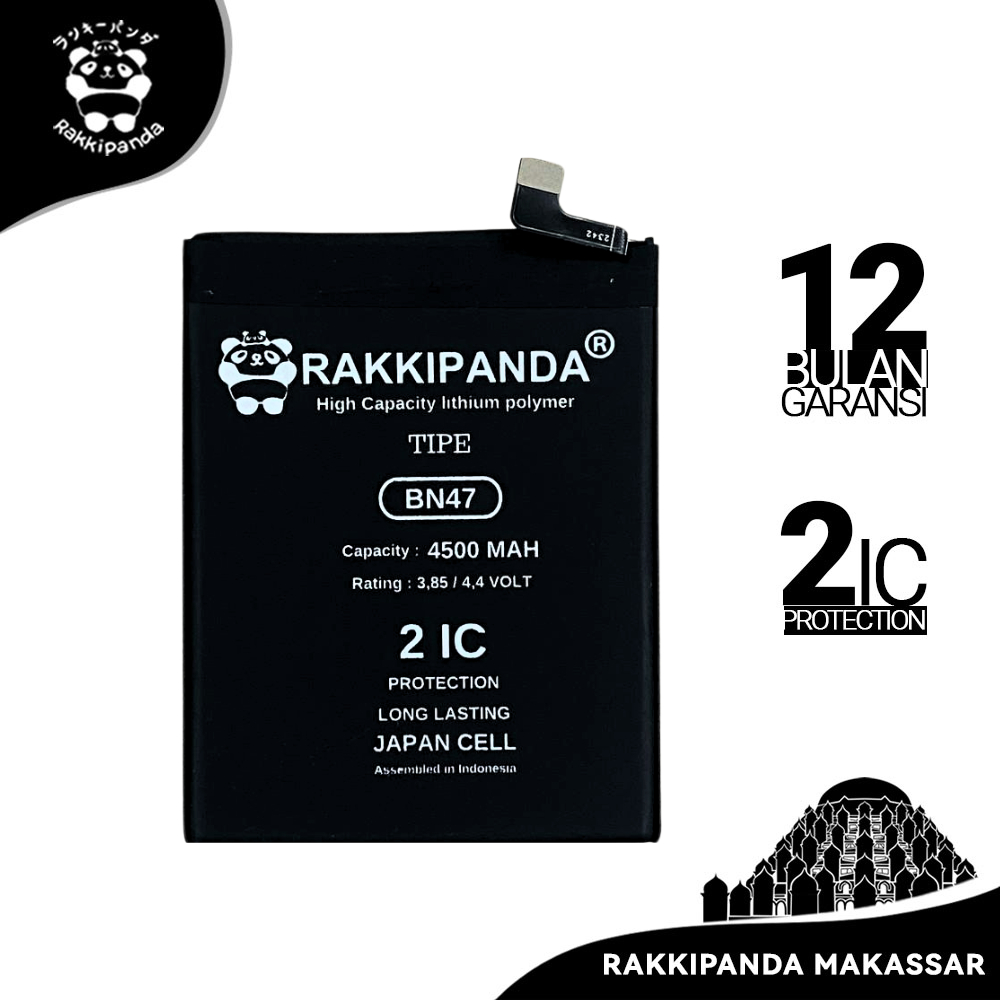 Baterai HP RakkiPanda BN47 Redmi 6 Pro / Mi A2 Lite Bergaransi Battery