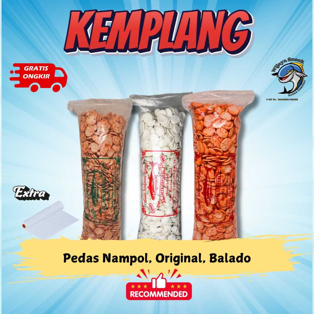 

(1 BALL) KERUPUKN KEMPLANG UDANG IKAN