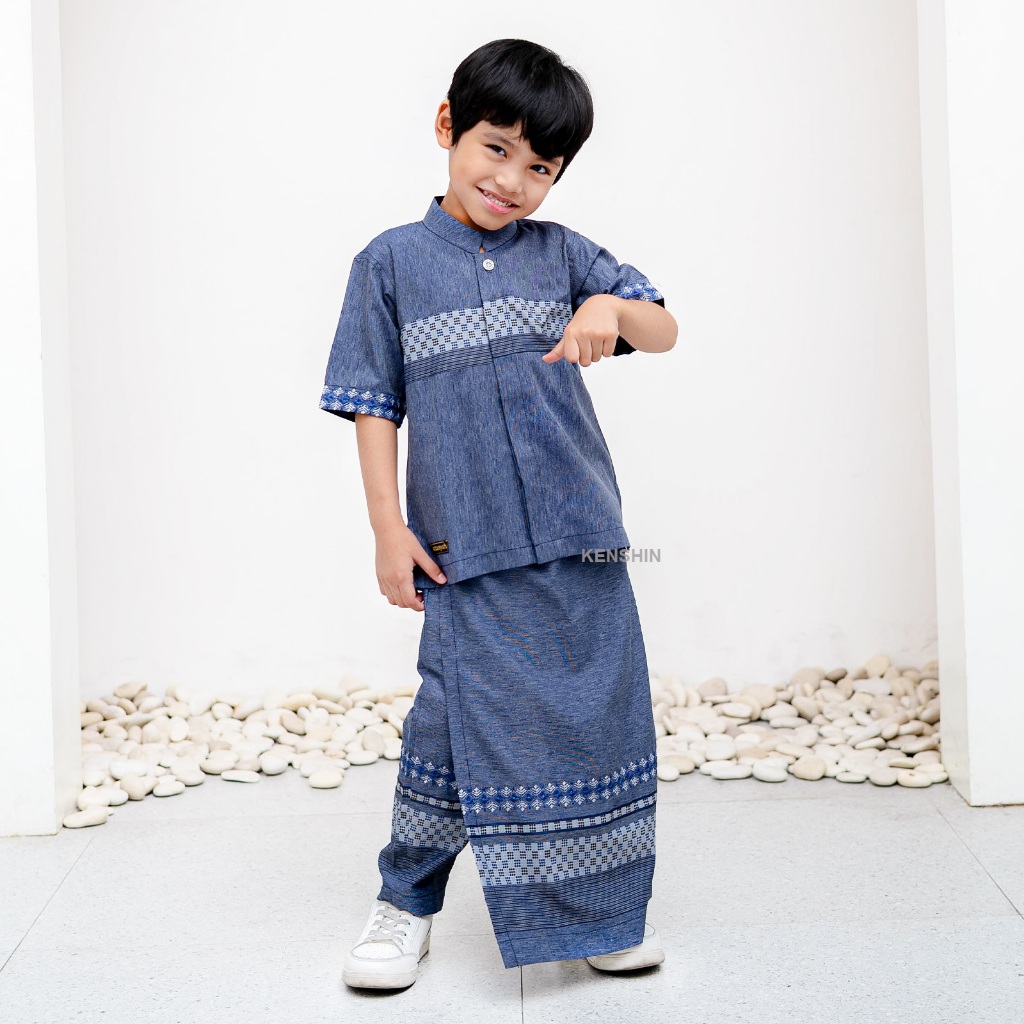 Setelan Koko Anak Sarung Celana Madina Premium Set Koko Sarkoci Bordir Premium El Rumi