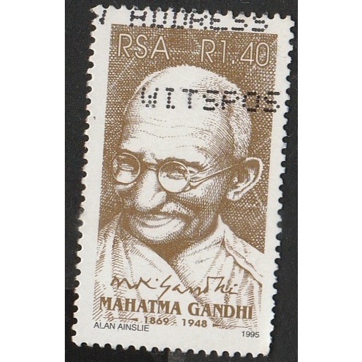 

A 11442 SATU BUAH PRANGKO SOUTH AFRICA TEMA MAHATMA GANDHI 1869-1948 DENGAN KONDISI SUDAH ADA CAP
