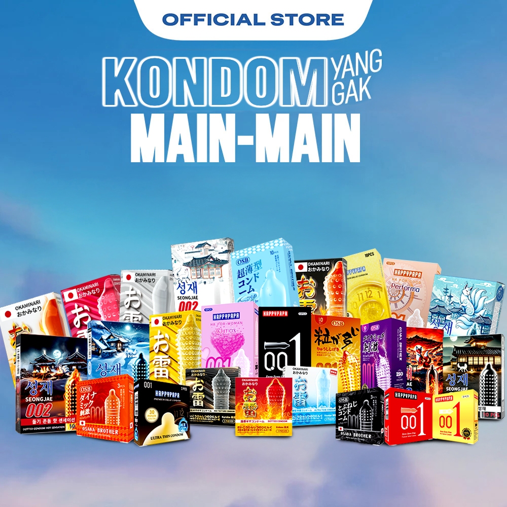 Kondom 001 Berbagai Varian Tipis Bergerigi Terlengkap