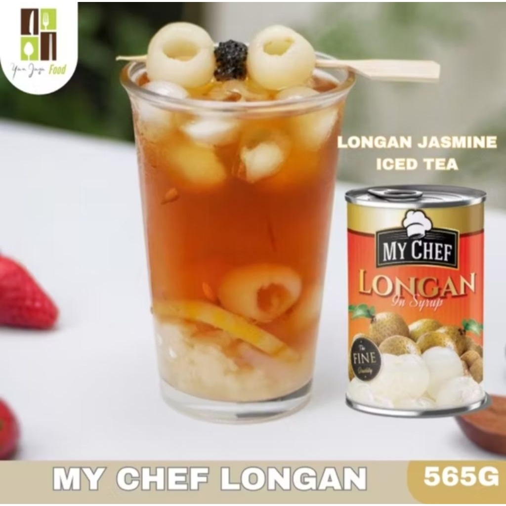 

MY Chef Longan 565g / Buah Kaleng /Buah Longan Kaleng / Buah Lengkeng / Kelengkeng