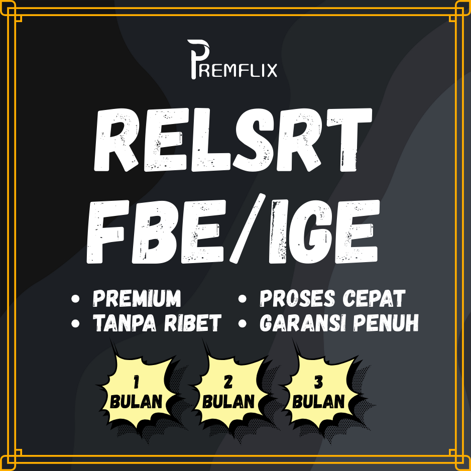PREMFLIX - REEL FBE/IGE PROSES CEPAT GARANSI PENUH