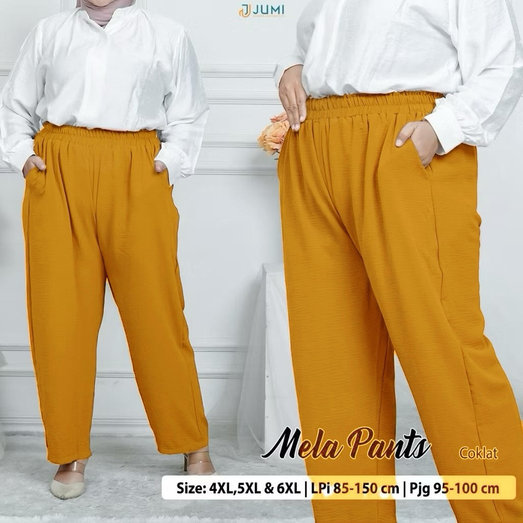 celana panjang kulot santai jumbo/kulot wanita oversize