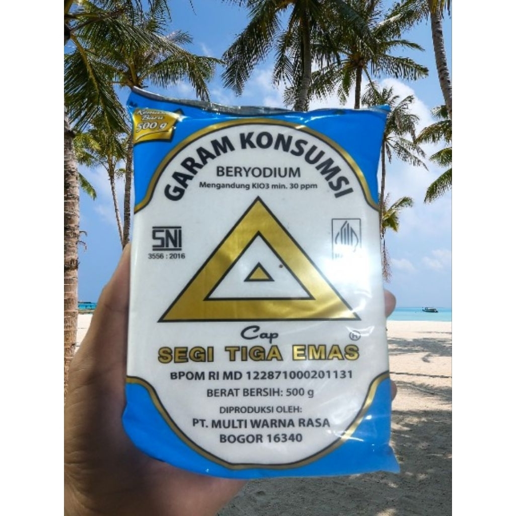 

Garam Segitiga mas 500 gram