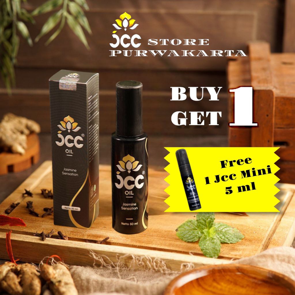 JCC OIL UKURAN 50 ML (ORIGINAL) minyak balur /Terapy