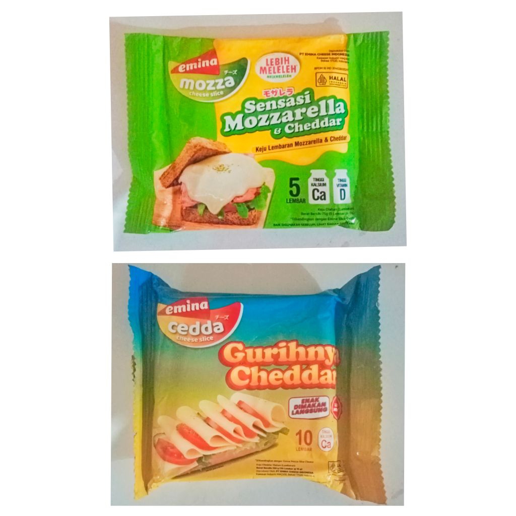 

Keju Slice Emina Isi 5 dan 10 Lembar