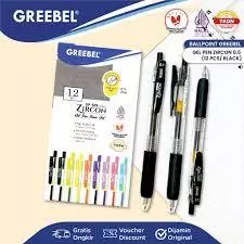 

1 PCS PULPEN GREEBEL GEL PEN WRITEC GP-503 PENA CAIR CETEK 0,5 MM