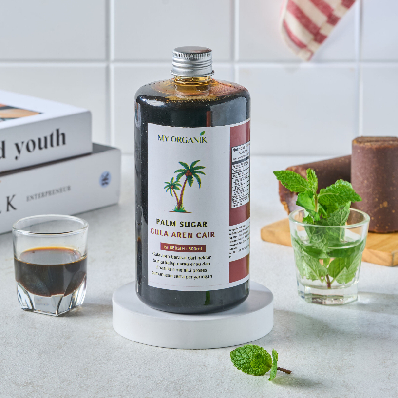 

My Organik Gula Aren Cair Organik Palm Sugar Gula Tanpa Campuran 500ml