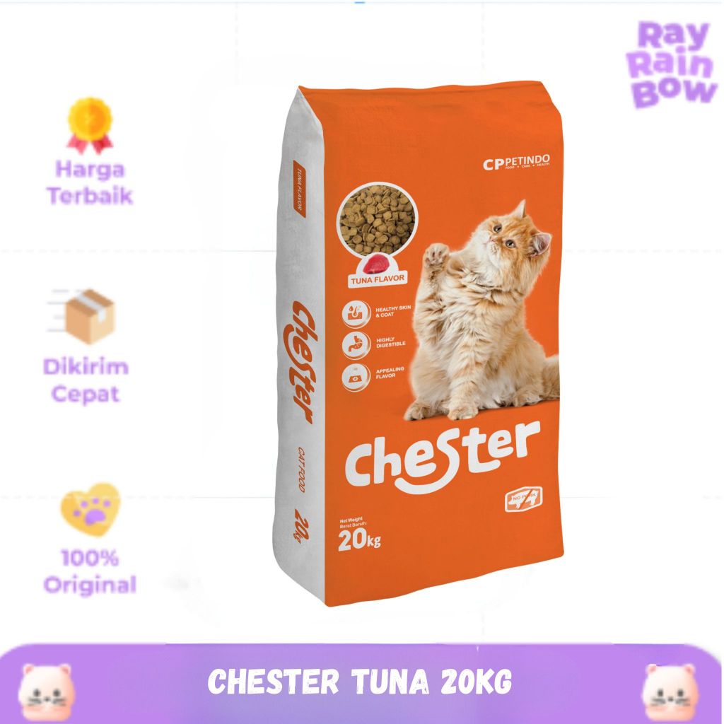 Chester Tuna Cat Food 20kg / Makanan Kucing CHESTER Tuna 20 kg