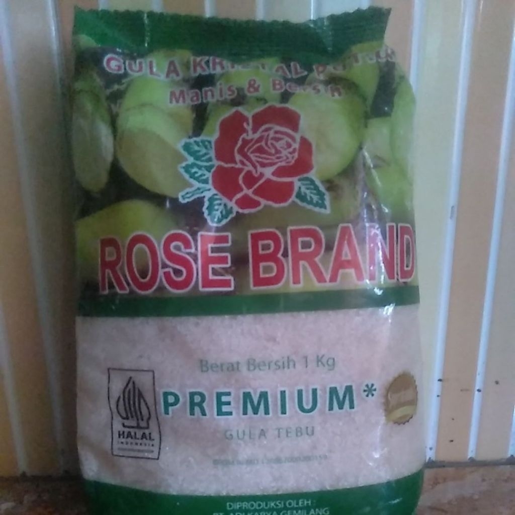 

gula pasir premium rose brand 1kg