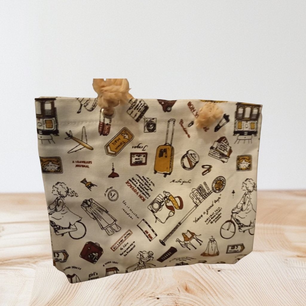 Tas mukena kanvas premium