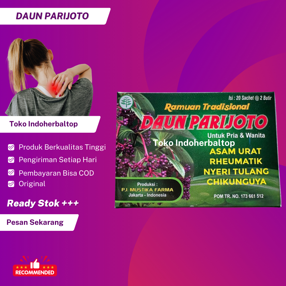 

Daun Parijoto Tablet Asam Urat Original 1 Box