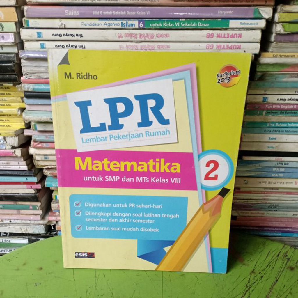 Buku LPR ( Lembar Pekerjaan Rumah) Matematika Untuk Smp/Mts Kelas VIII/8/2 K13 Esis