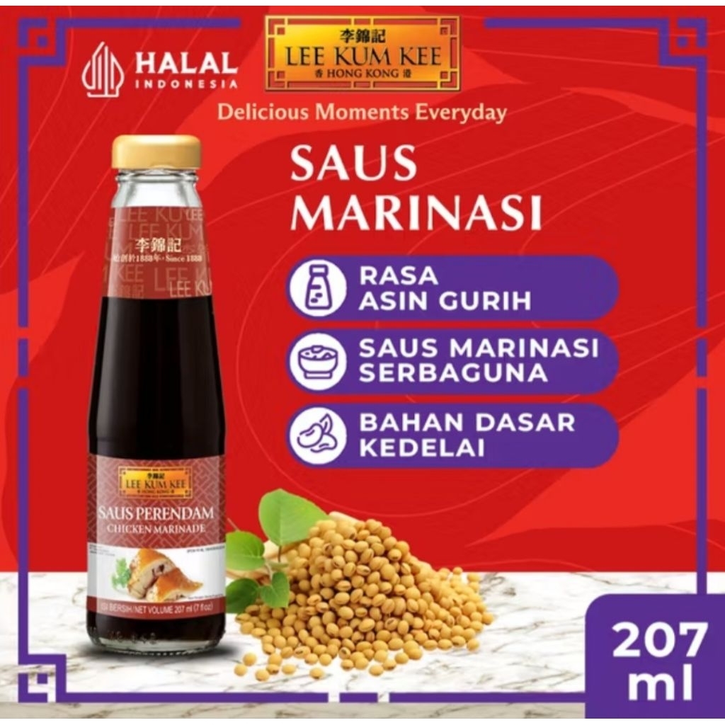 

LEE KUM KEE Chicken Marinade Saus Perendam Marinasi 207 ml