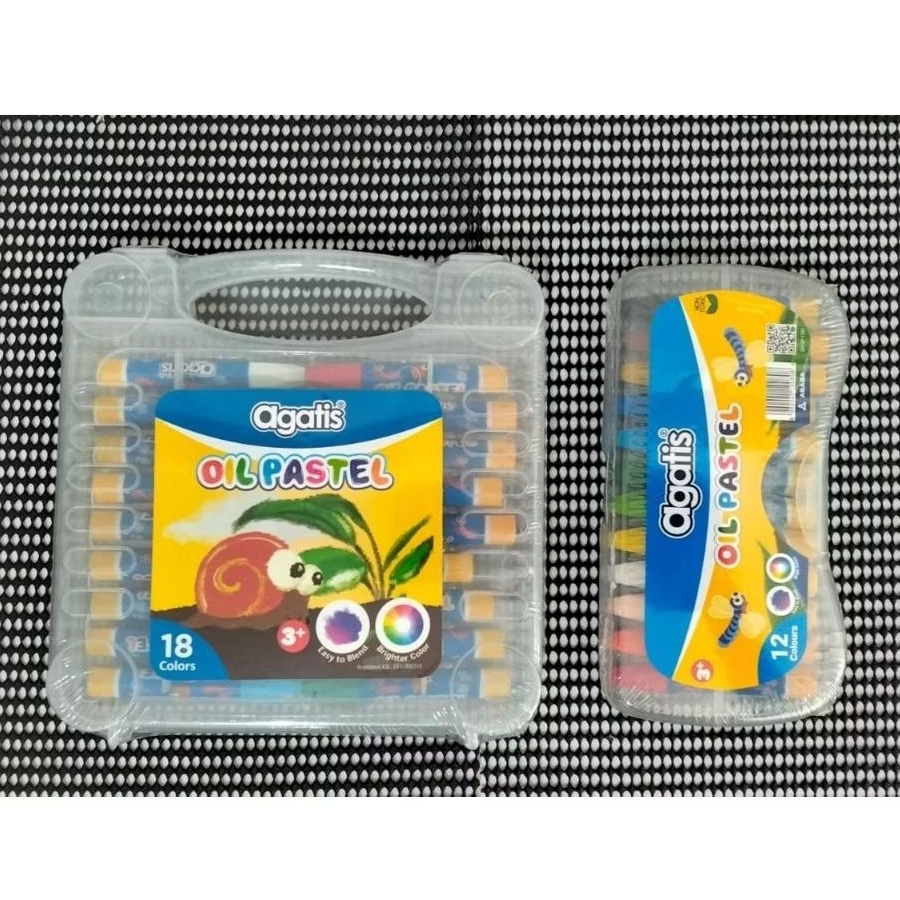 

Agatis Oil Pastel 12 & 18 Colours. pastel 12 dan 18 warna